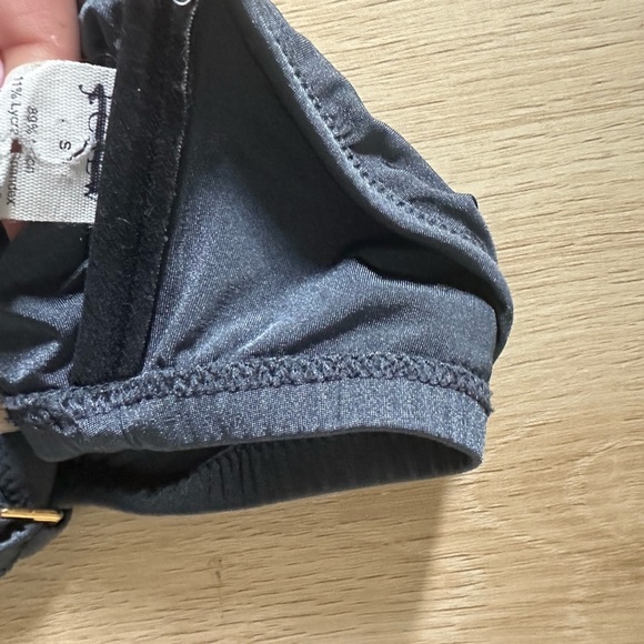 Gray Ruffled bikini top - Picture 3 of 3